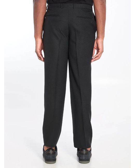 Gucci Black Tailored Trousers for men
