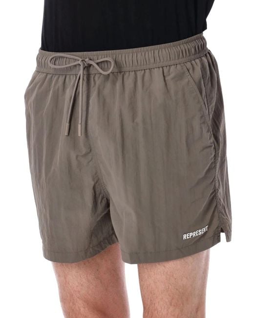 Represent Gray Swimshorts for men