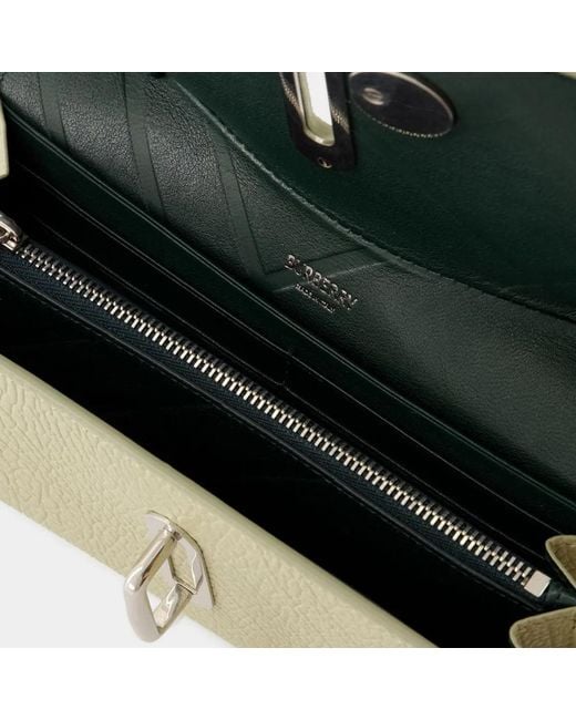 Burberry Green Rocking Horse Wallet On Chain