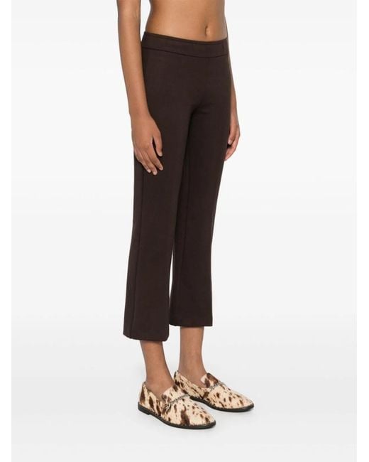 DR. HOPE Brown Gym Flare Trousers
