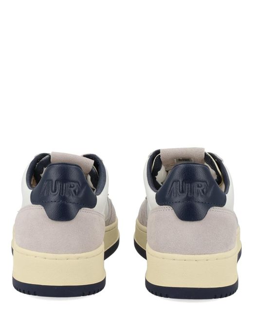 Autry White Medalist Low for men