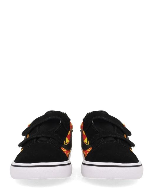 Vans Black Td Comfycush Old Skool V (Flame Camo) Blk/True Wht