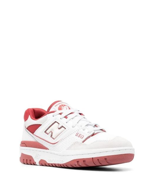 New Balance White Sneaker 550