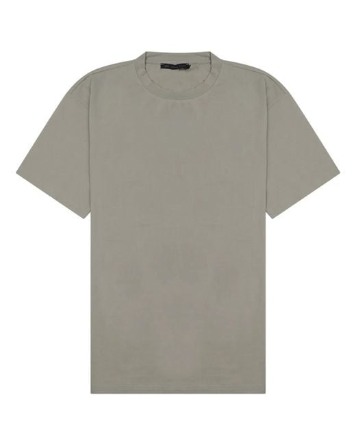 Low Brand Gray Cotton T-Shirt for men