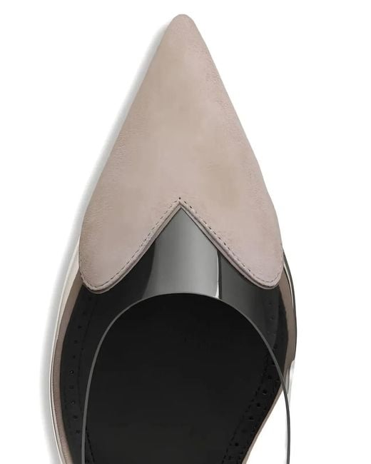 Alaïa White Alaia Flat Slingbacks
