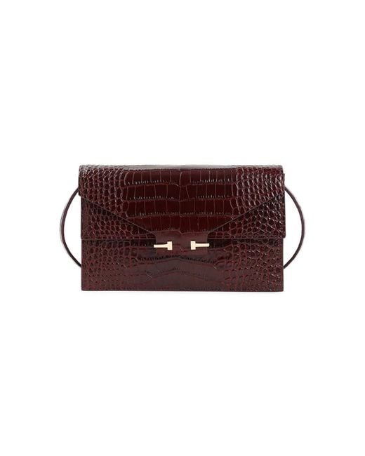 Tom Ford Purple Lost Cherry Croco Mini Bag