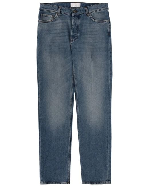 Lardini Blue Cotton Denim Jeans for men