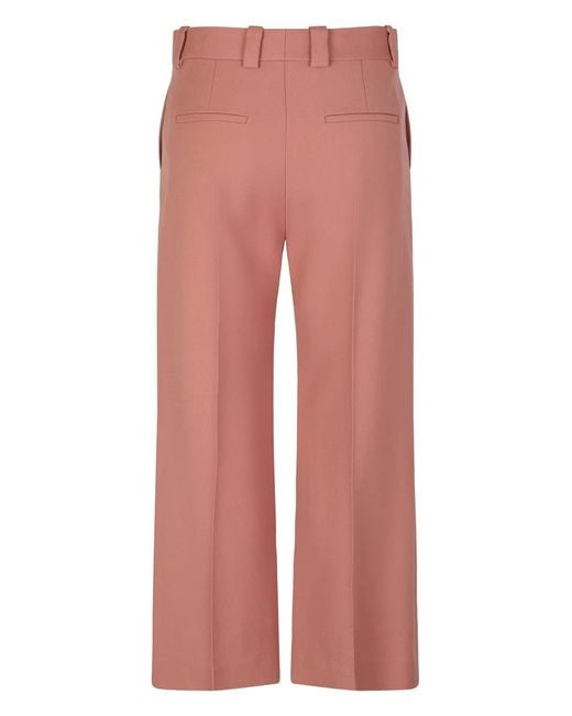 Chloé Pink Flared Pants