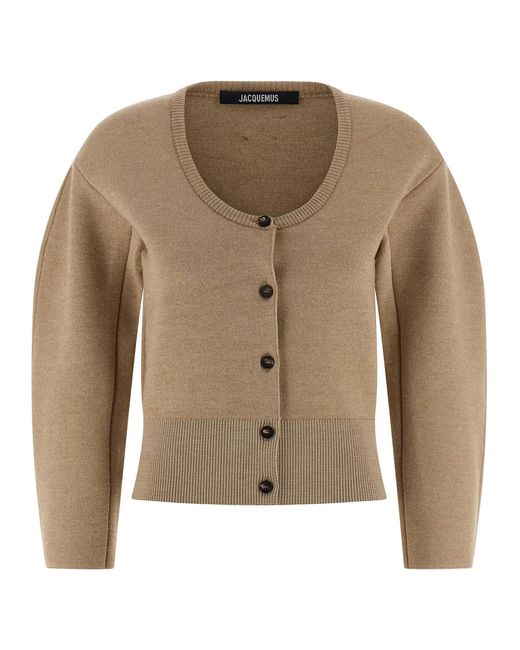 Jacquemus Natural 'Le Gilet Doppio' Cardigan