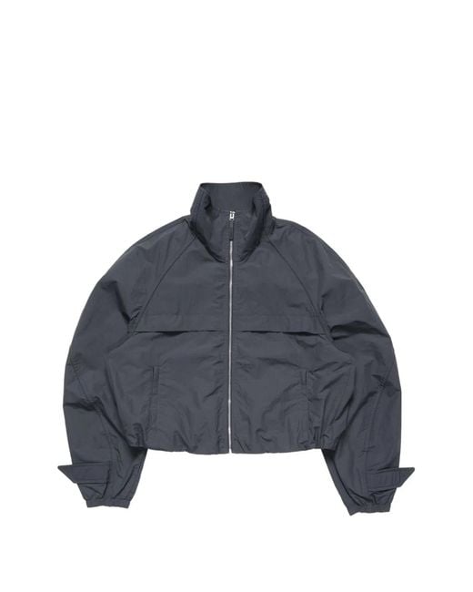 Acne Blue Nylon Blouson Jacket