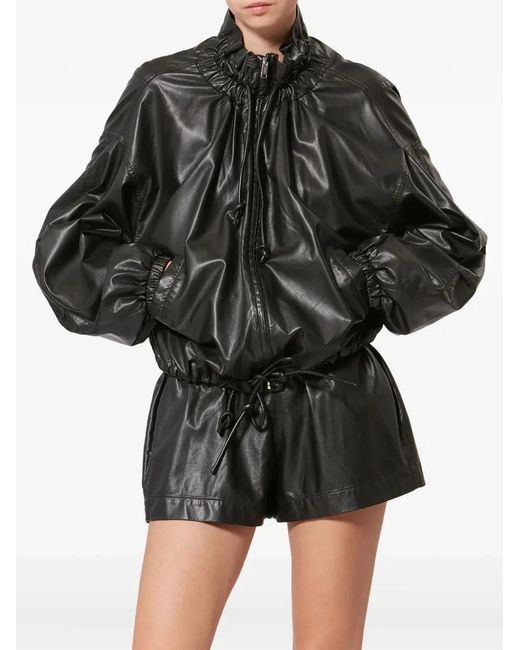 Isabel Marant Black Polyurethane Jacket