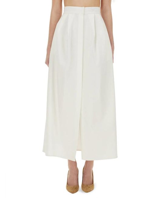 Max Mara White Long Skirt "Alcade1234"