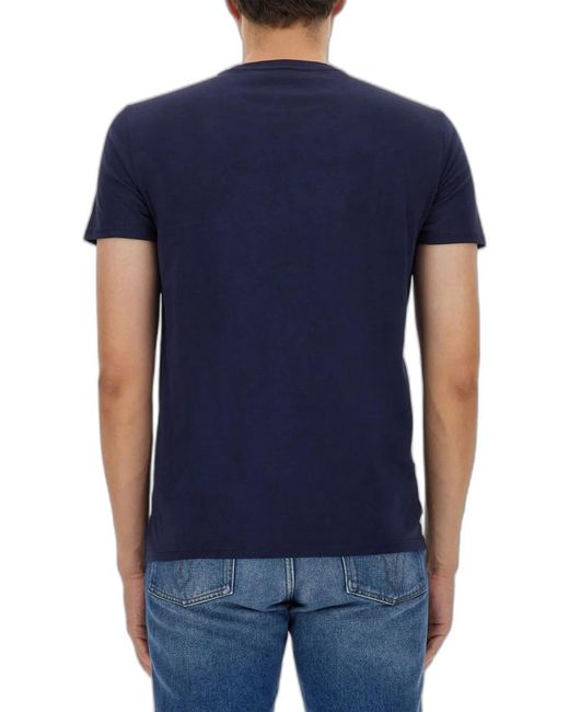 Lacoste Blue Pima Cotton T-Shirt for men
