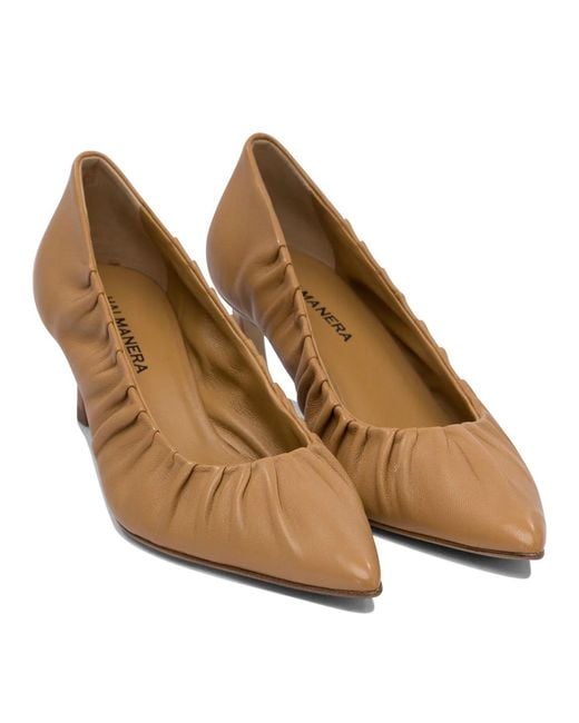 Halmanera Brown Rubber Heeled Shoes