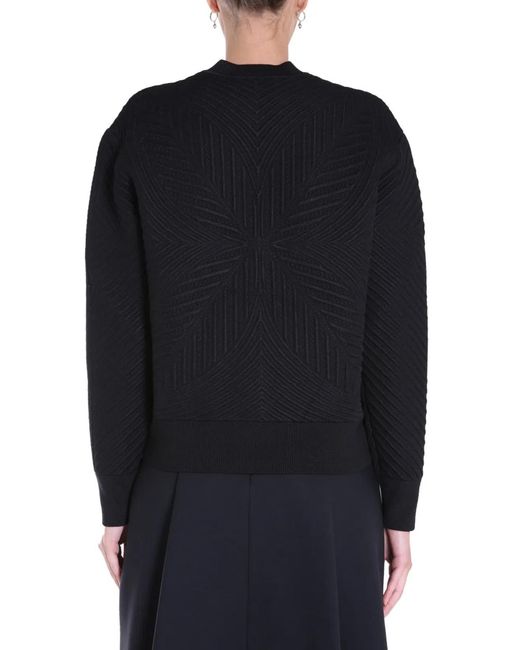 McQueen Blue Crew Neck Sweater