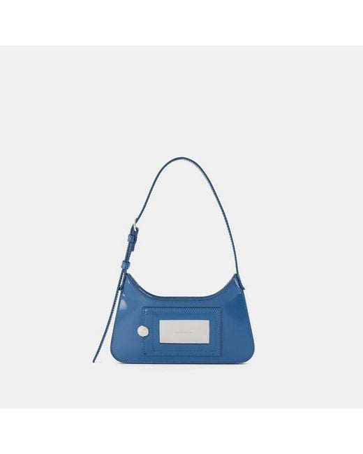 Acne Blue Platt Micro Shoulder Bag