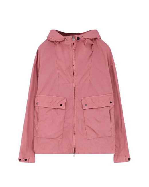 Stone Island Pink Light Compact Touch Poly-Tc Jacket for men