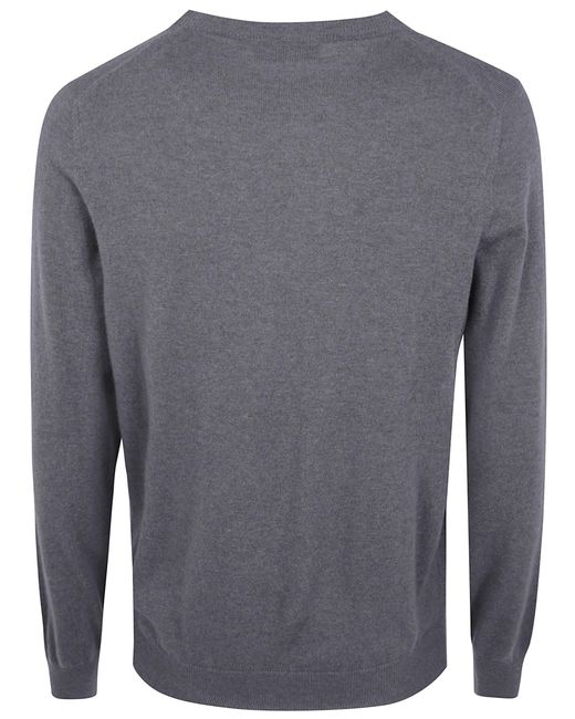 Brunello Cucinelli Gray Cashmere Sweater for men