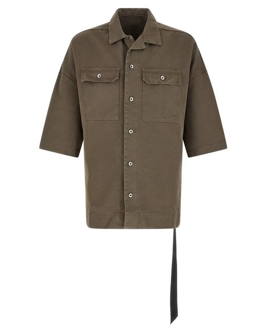 Rick Owens Green 'Magnum Tommy' Shirt for men