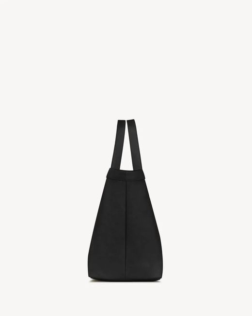 Saint Laurent Black Leather Y Shopping Bag