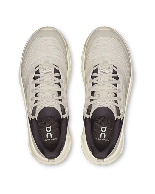 On Shoes White Cloudhorizon 2 Trail Sneakers