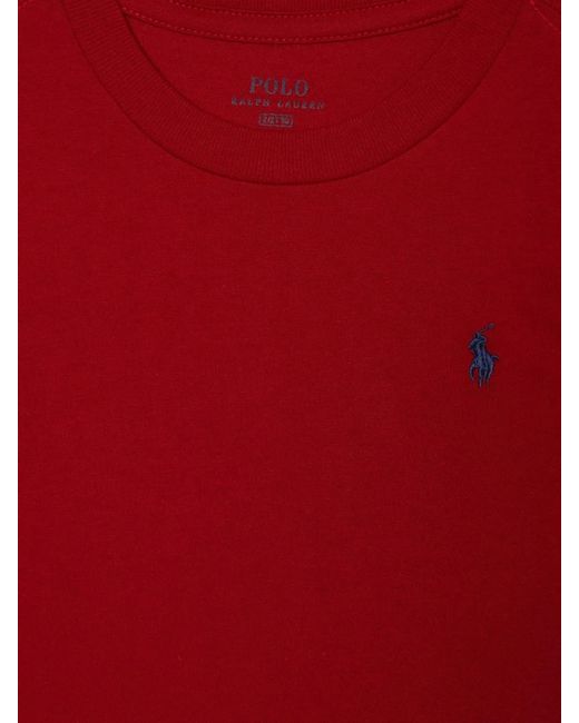 Polo Ralph Lauren Red T-Shirt With Logo