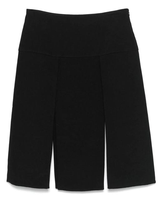 Khaite Black Kidd Skirt