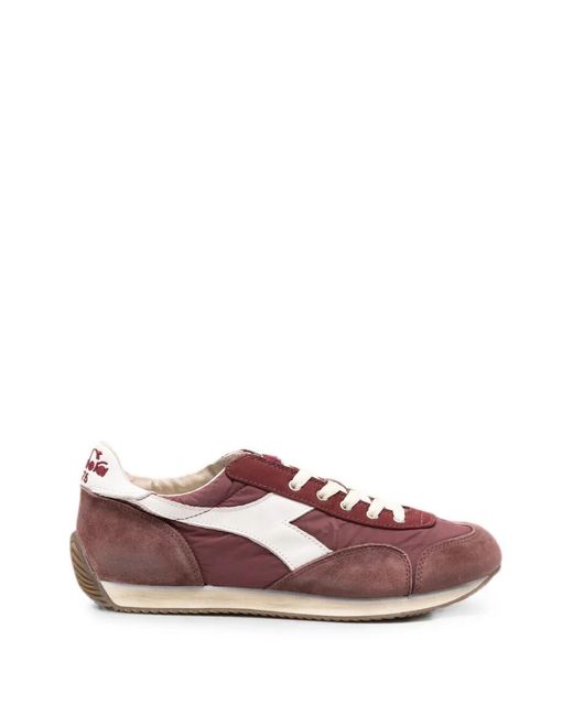 Diadora Pink "Heritage Equipe Vela Sw" Vintage Sneakers