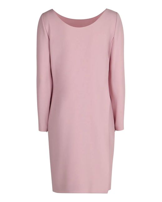 Emporio Armani Pink Cady Dress