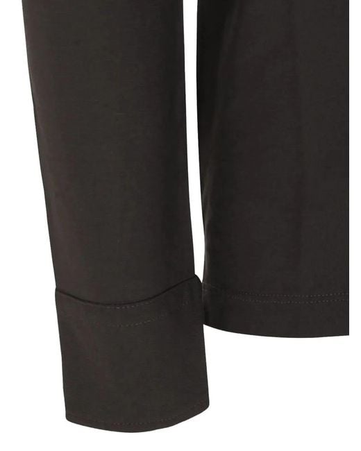 Zanone Black Short Sleeves Polo Shirt for men