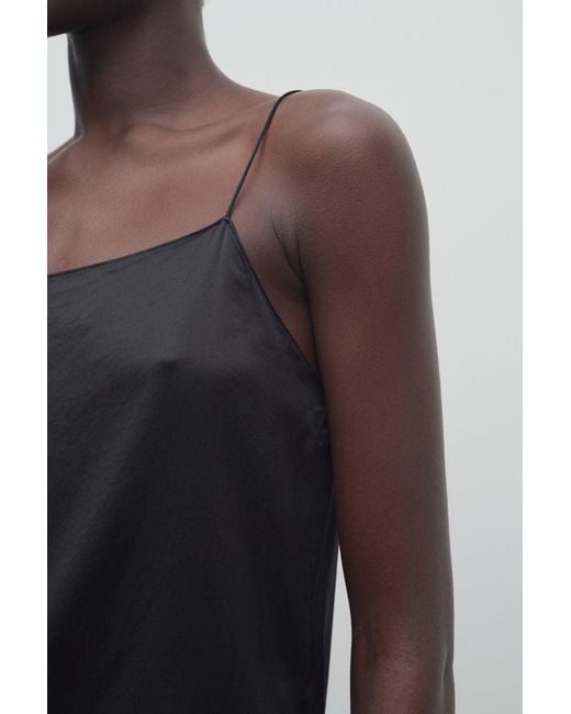 The Row Black Kilari Lingerie Top