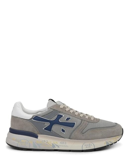 Premiata White Calf Leather Sneaker for men