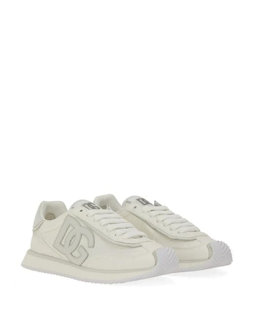 Dolce & Gabbana White Dolce & Gabbana "Dg Cushion" Sneaker