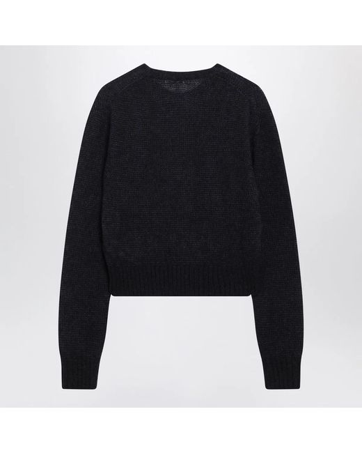 Chloé Black Alpaca-Blend Sweater