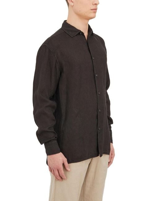 Paolo Pecora Black Camicia for men