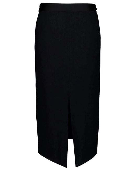 Tom Ford Black Pencil Skirt Below The Knee