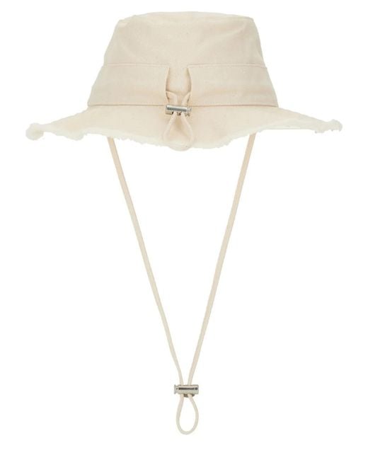 Jacquemus White Cappello "Artichaut"