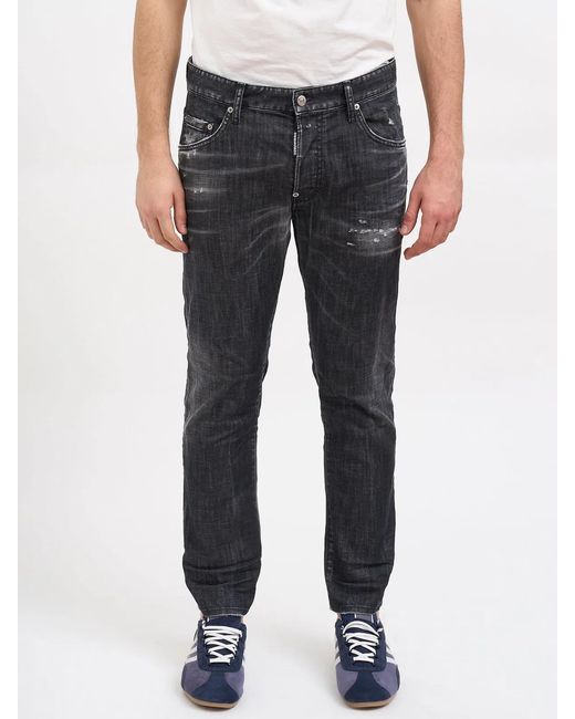 DSquared² Black Skater Denim Pants for men