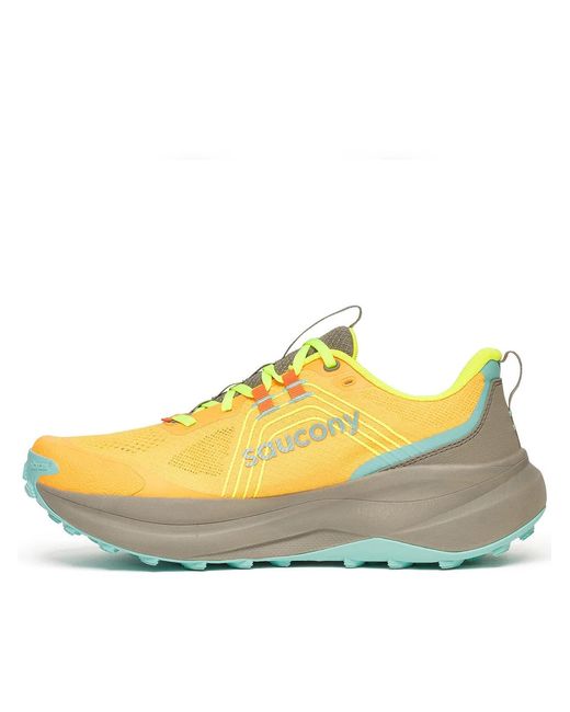 Saucony Yellow Xodus Ultra 4 for men