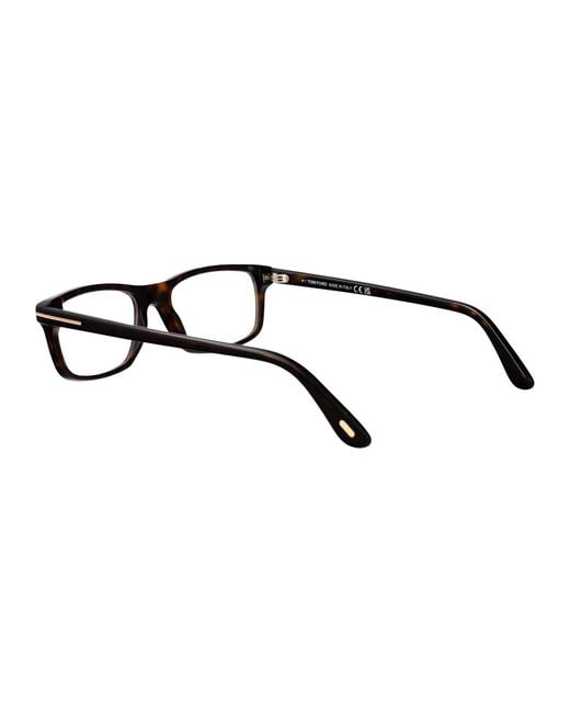 Tom Ford Brown Acetate Glasses for men