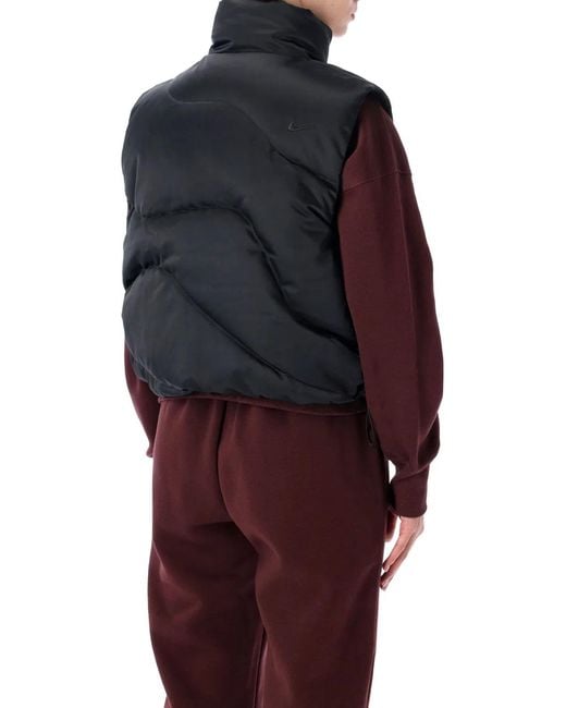 Nike Blue Swoosh Series Oversized Down Vest
