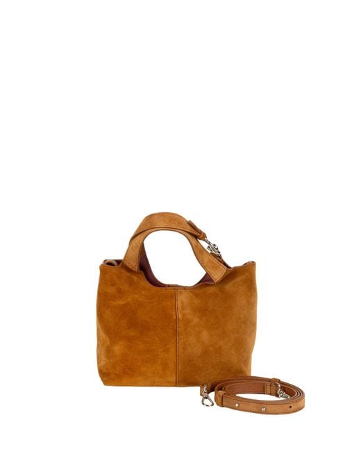 Coccinelle Brown C-Easy Suede Handbag