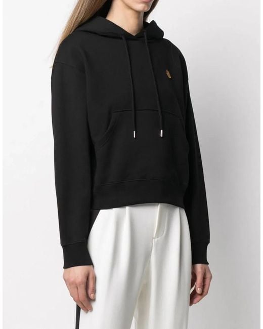 KENZO Black Tiger Crest Logo Boxy Hoodie