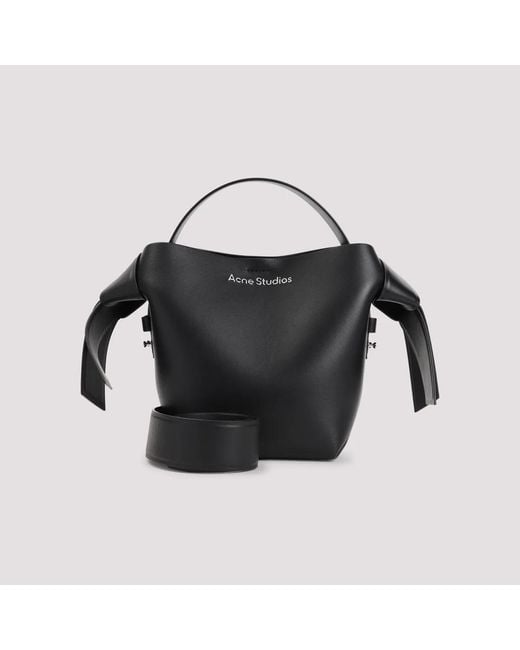 Acne Black Musubi Mini R Crossbody