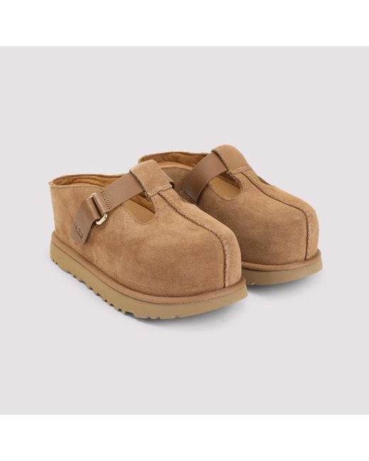 Ugg Brown Goldenstar Hi Clogs
