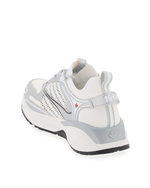 DSquared² White Dash Sneakers Running for men