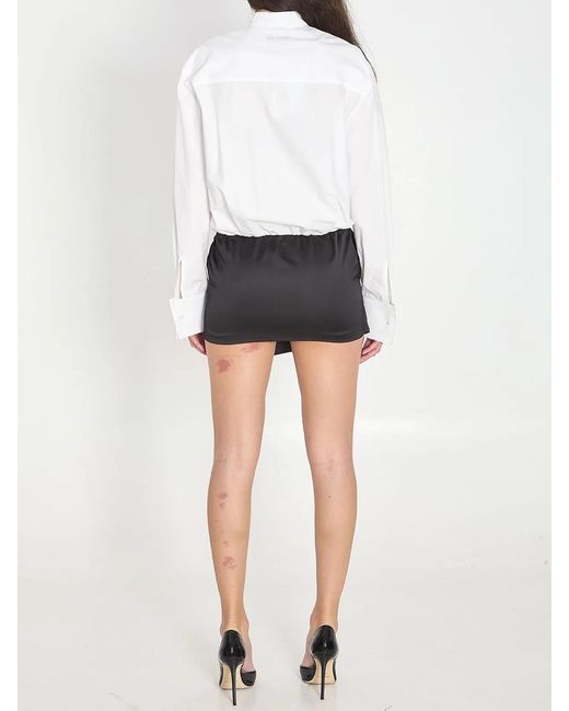 The Attico White And Mini Dress