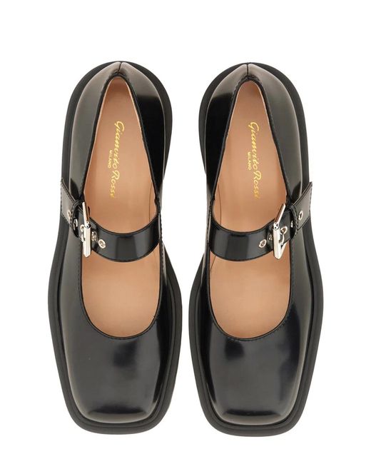 Gianvito Rossi Black Leather Sandal