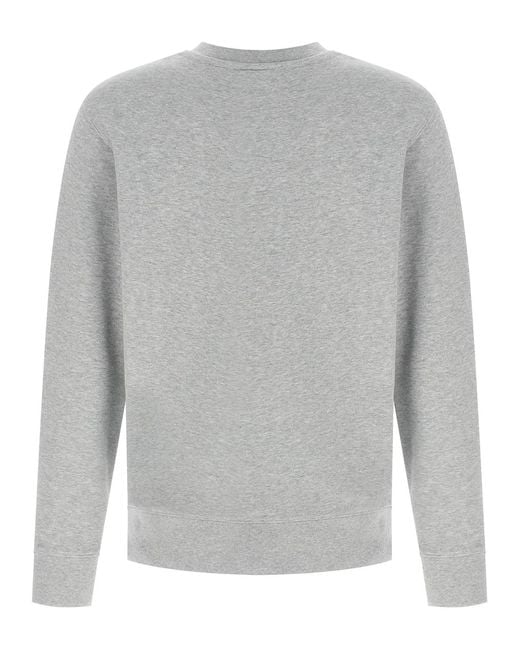 Maison Kitsuné Gray 'Fox Head' Sweatshirt for men