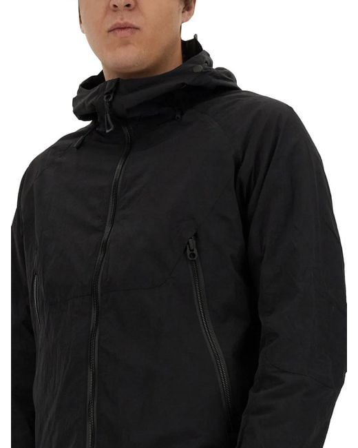 JG1 Black Hooded Jacket for men